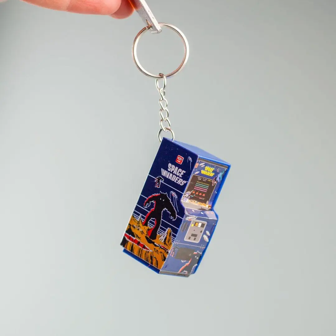 Paladone Space Invaders Arcade Sleutelhanger - Bonte kleuren
