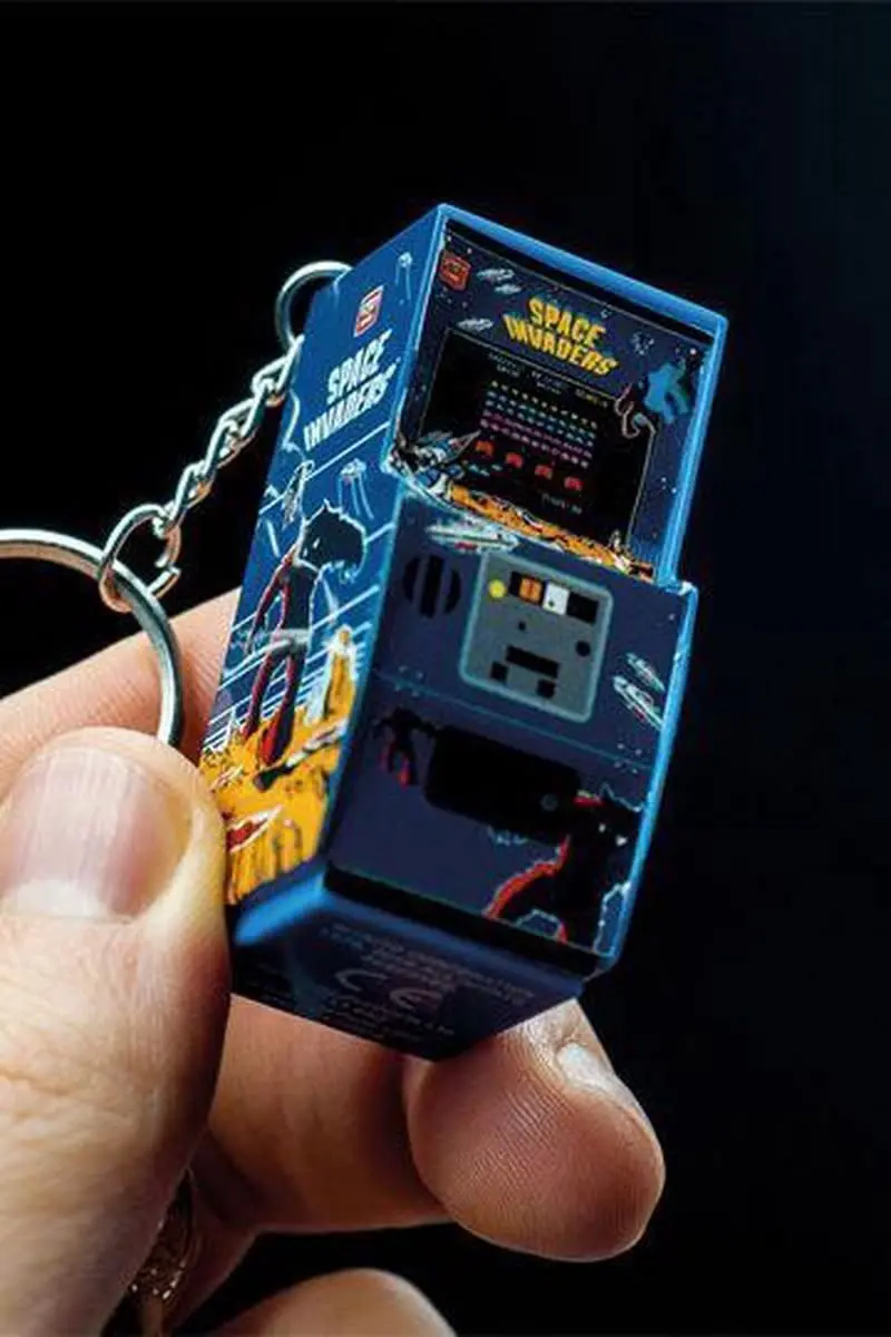 Paladone Space Invaders Arcade Sleutelhanger - Bonte kleuren