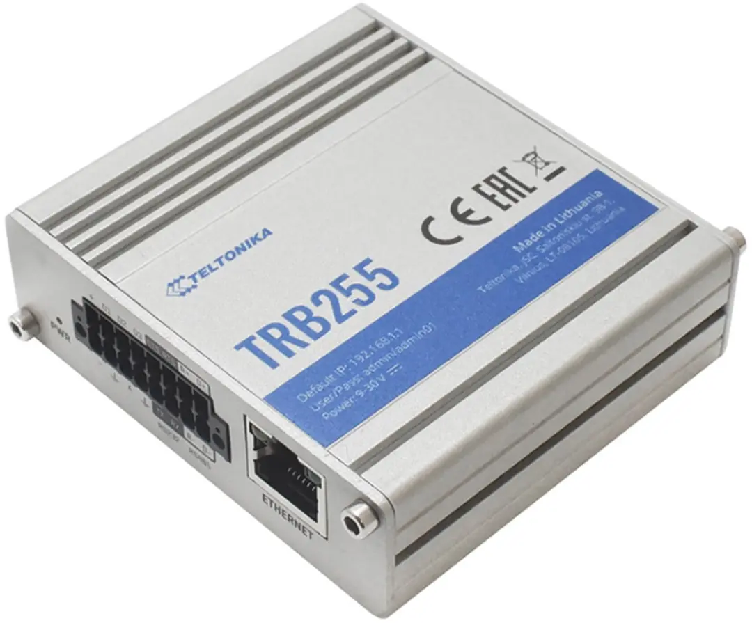 Teltonika TRB255 Gateway - 4G - RS-232/RS-485 - 100Mb LAN