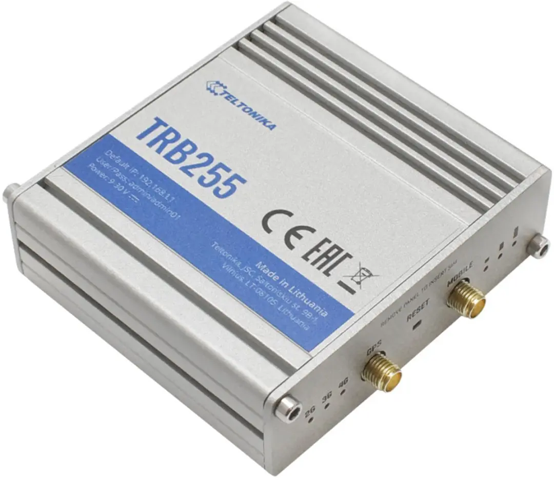 Teltonika TRB255 Gateway - 4G - RS-232/RS-485 - 100Mb LAN