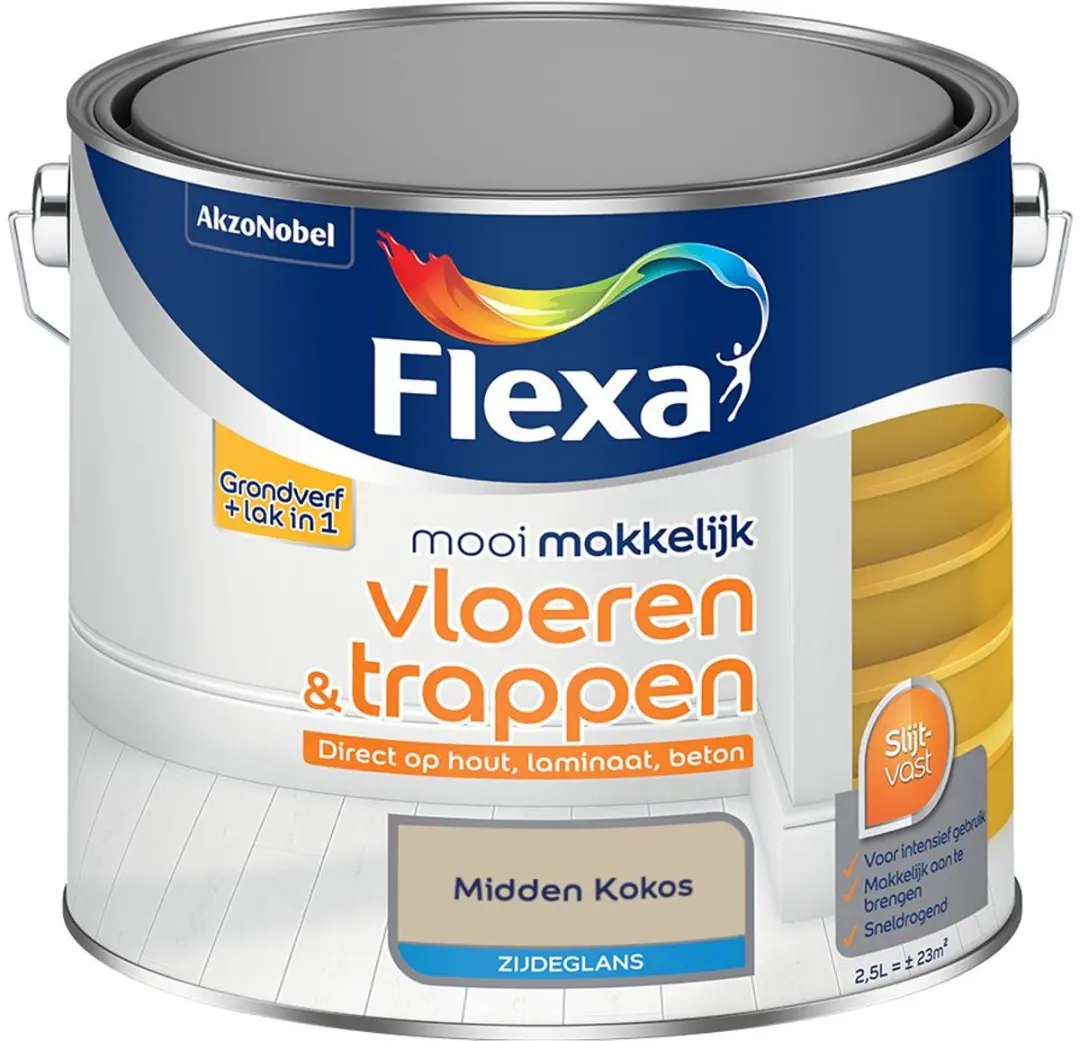 Flexa Mengverf Midden Kokos 2,5L