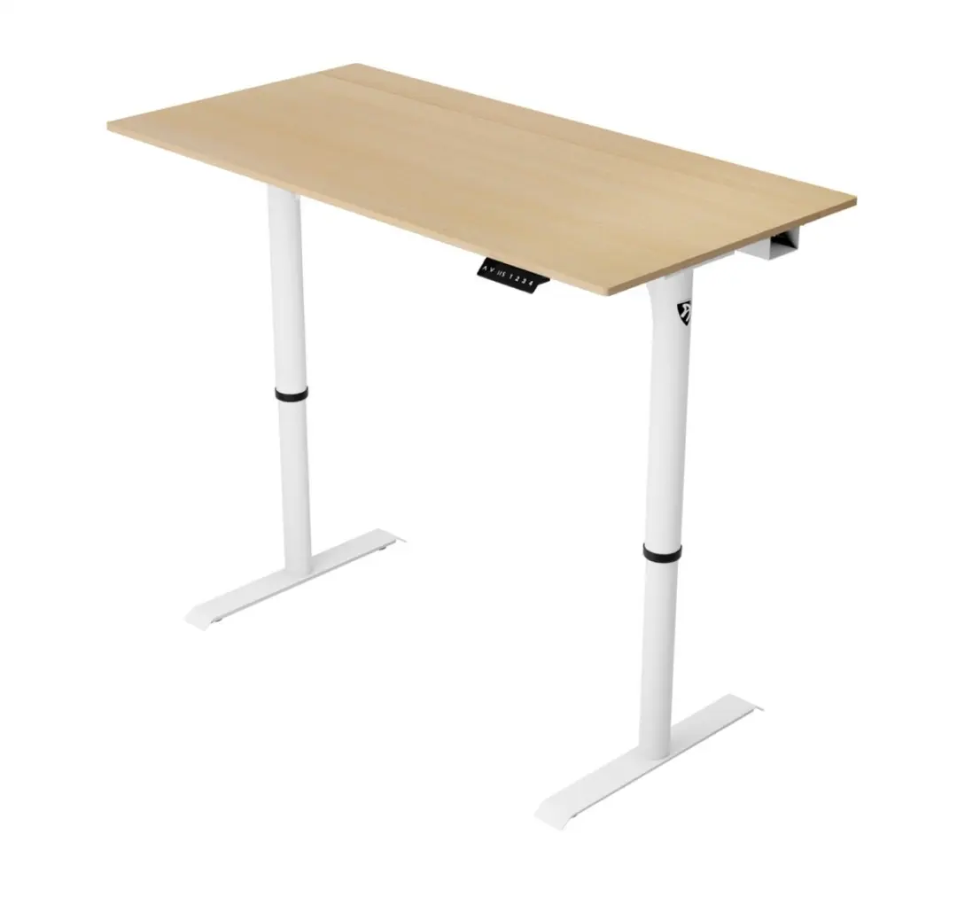 Arozzi Arena Nordico Elektrisch Bureau 140cm - Licht Berk