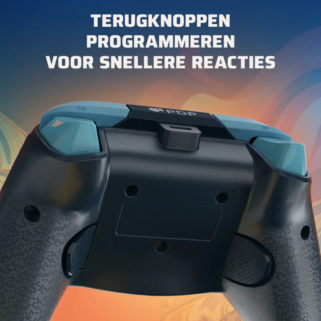 PDP Rematch Glow Gaming Controller 049-023-BLTD - Xbox Series X|S - Blauw