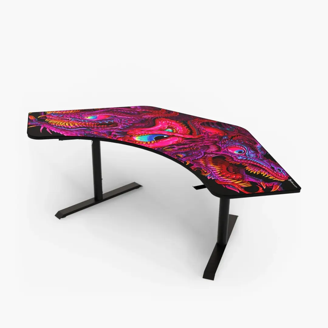 Arozzi Arena Angelo Gaming Hoekbureau - Bureaubrede Muismat 225cm - Crawling Chaos