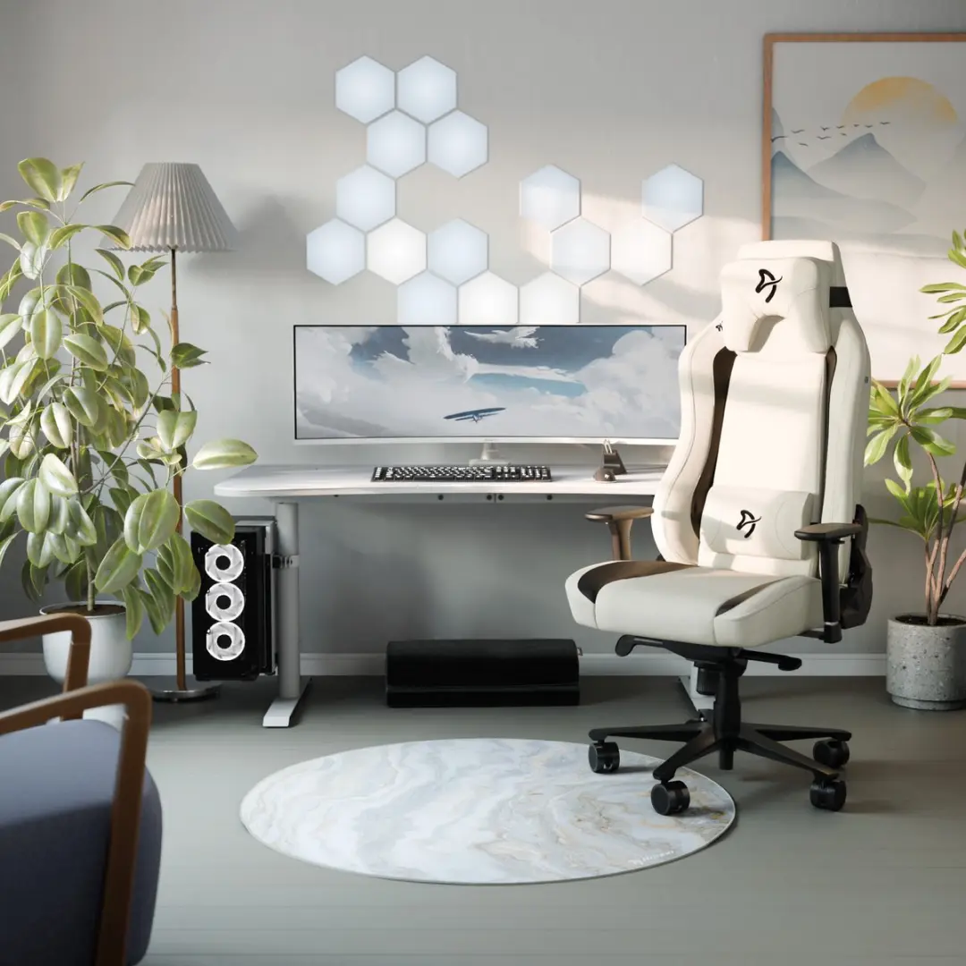 Arozzi Arena Gaming Bureau Muismat 160cm - Puur Wit