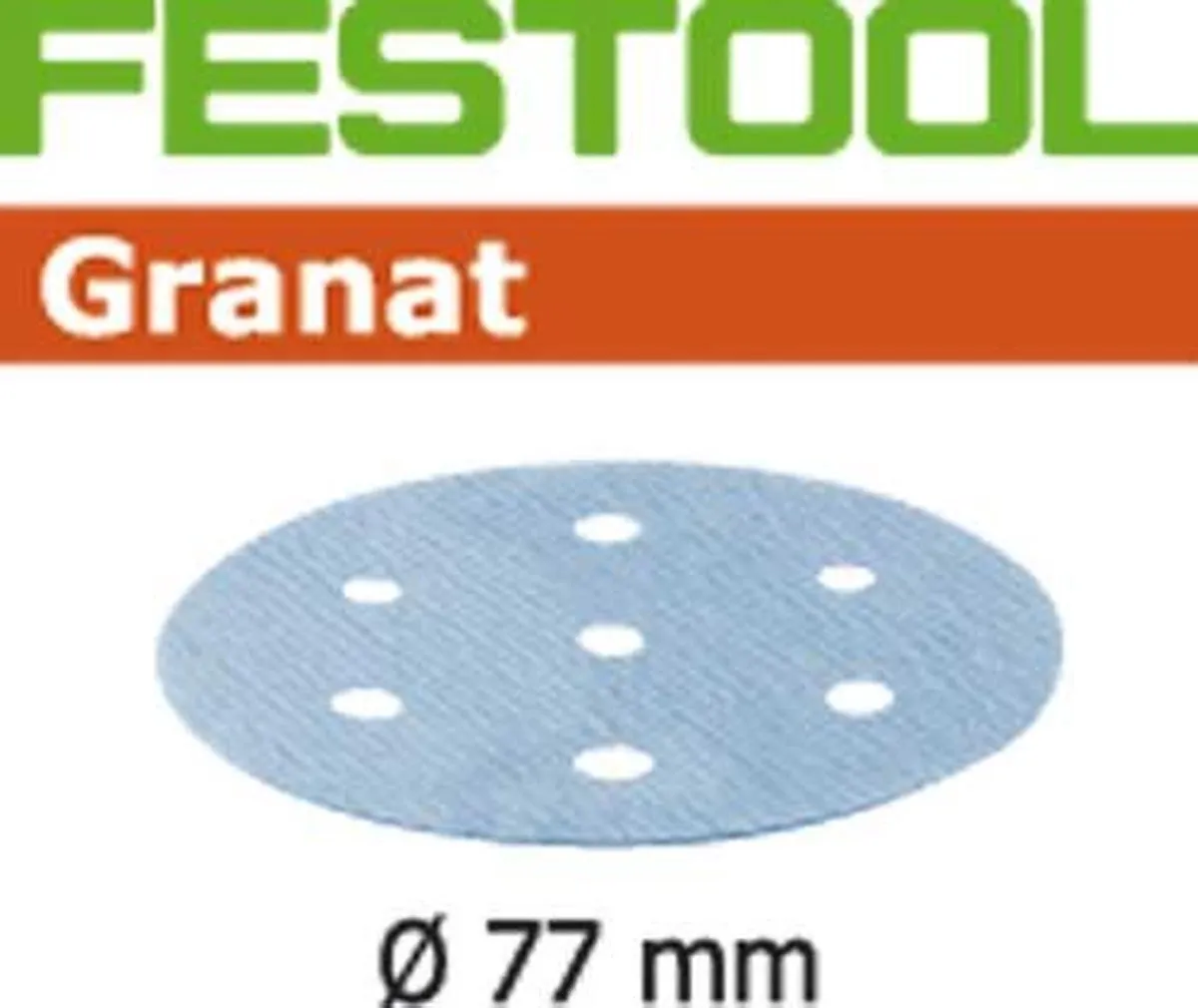 Festool Garnet STF D77/6 P80 Slijpschijven