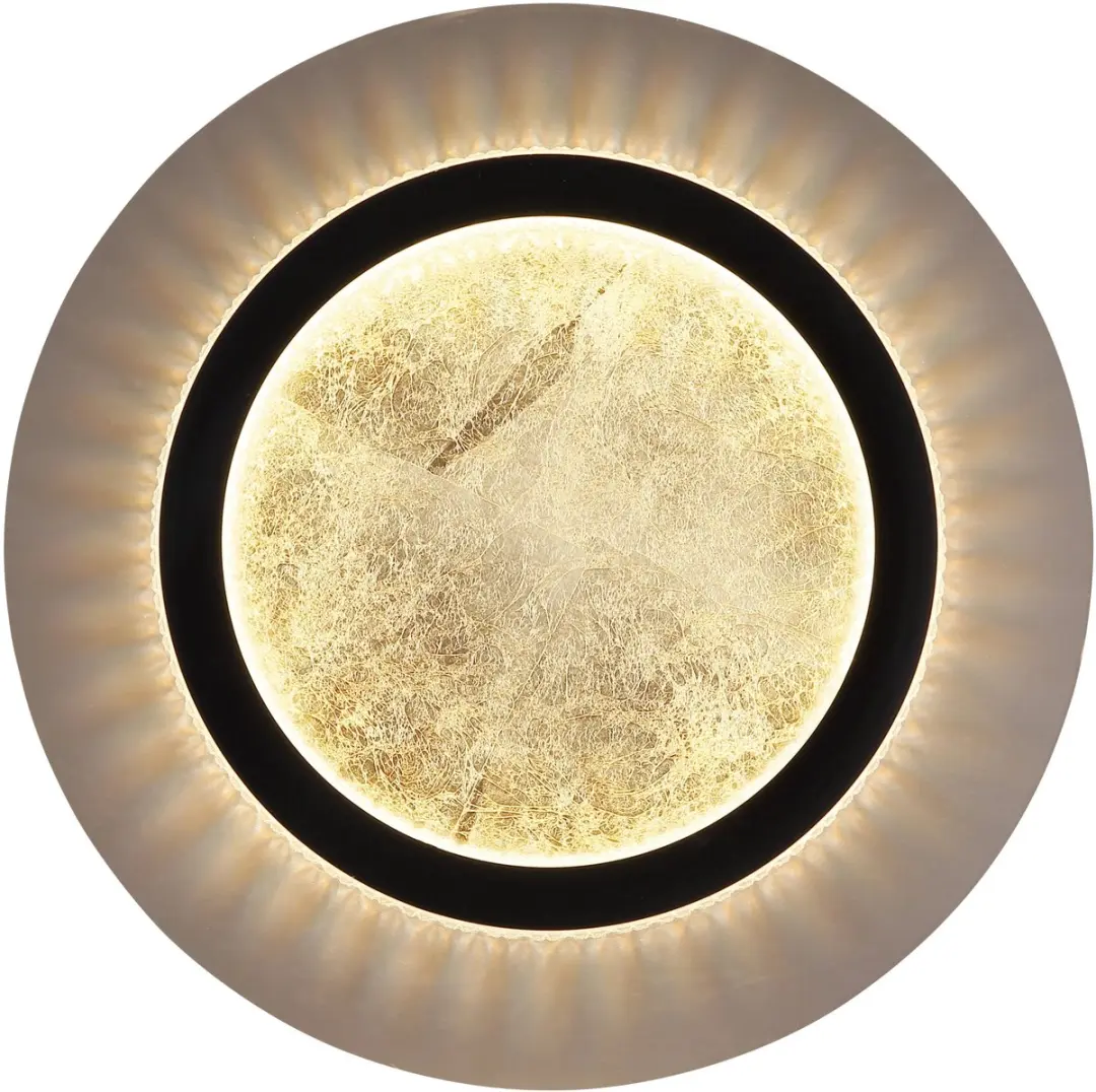 Globo Jayden Plafondlamp - Ø35cm - LED - Zwart