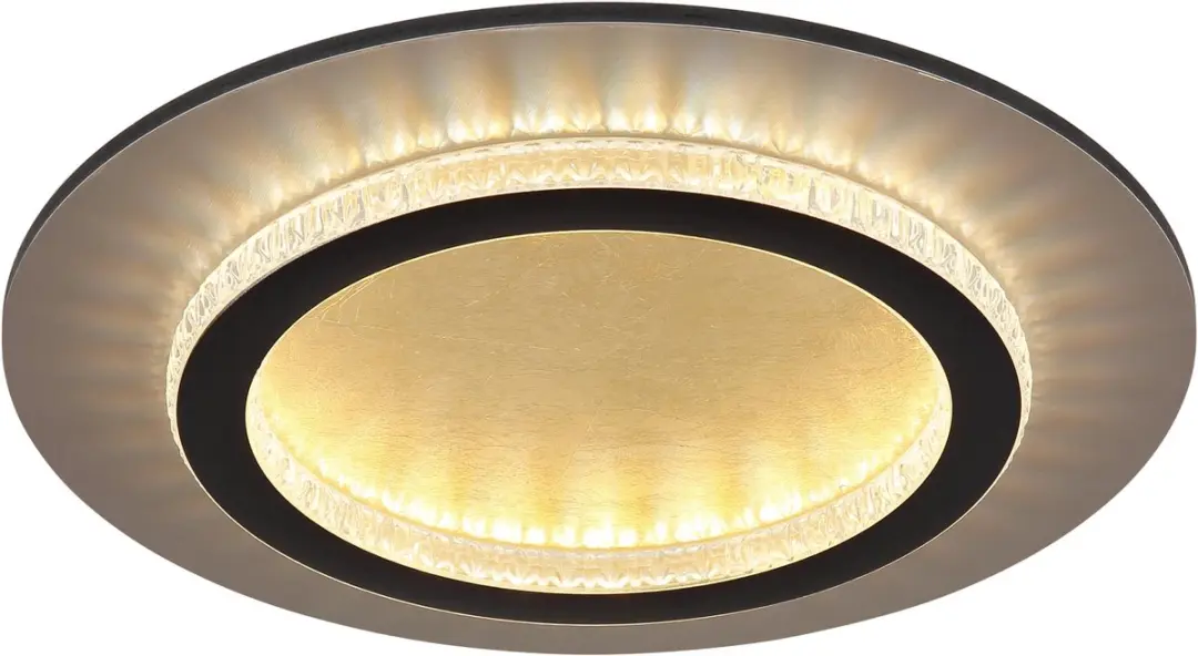 Globo Jayden Plafondlamp - Ø35cm - LED - Zwart