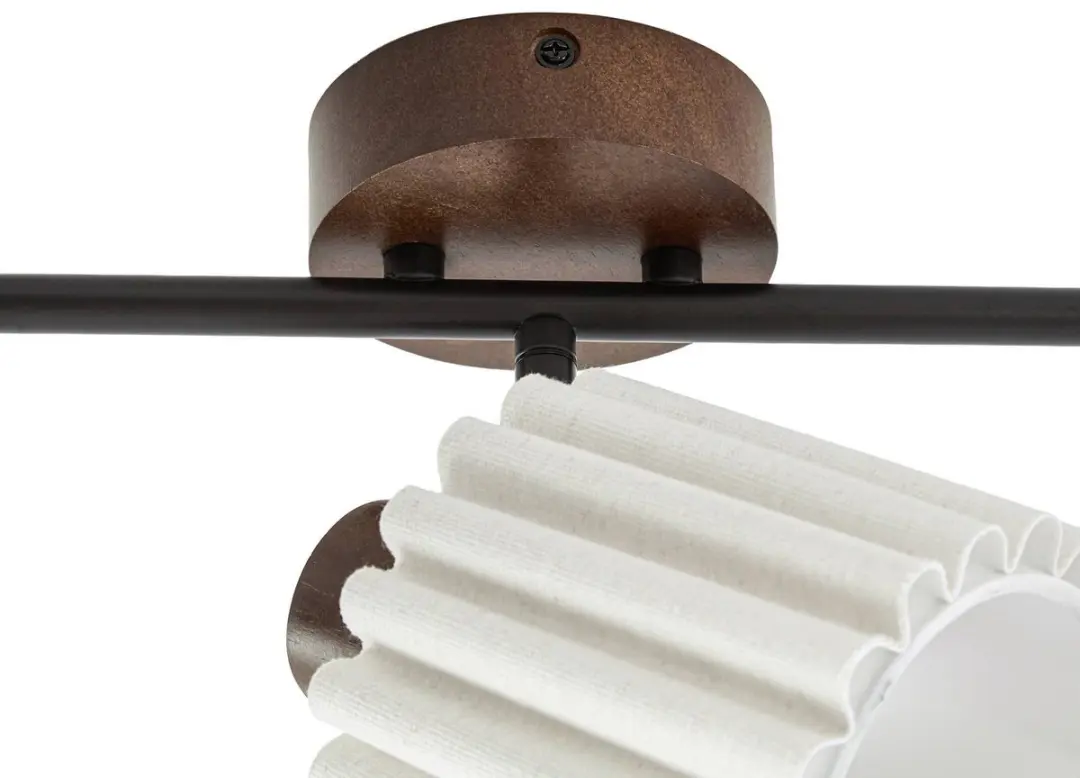 Lindby Buitenspot 3-Lichts Walnoothout Beige - E14