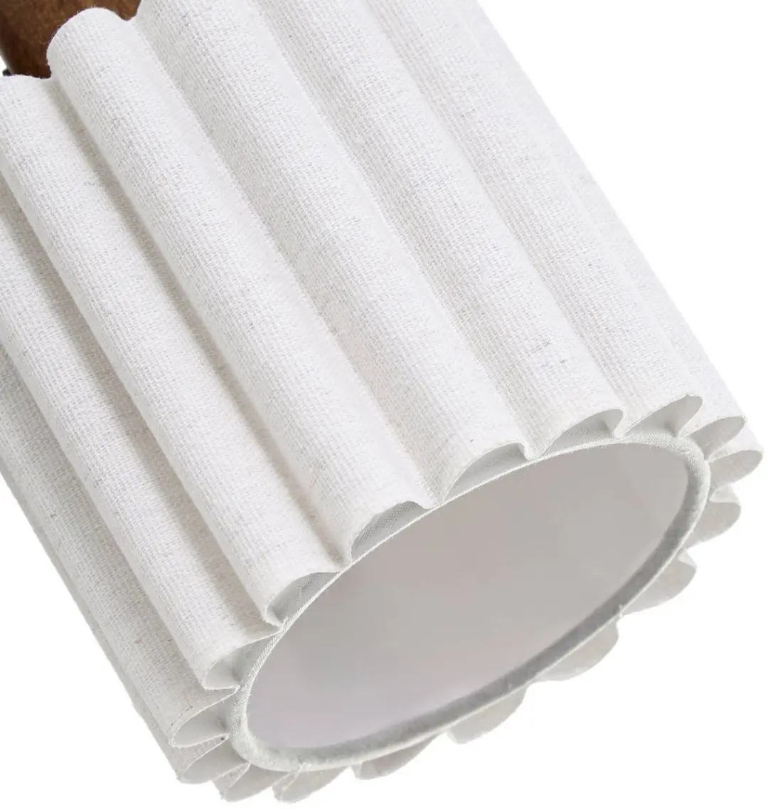 Lindby Buitenspot 3-Lichts Walnoothout Beige - E14