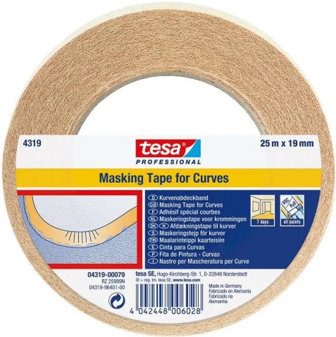 Tesa Professional 4319 Hellbraun Isolatietape 25m x 19mm