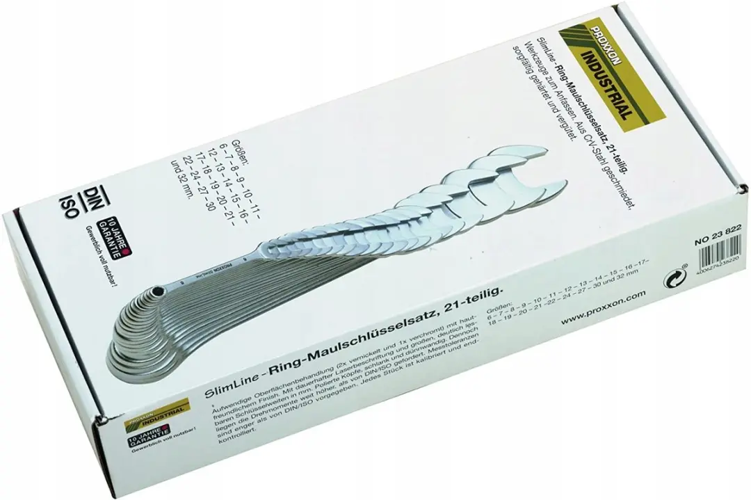 Proxxon Ring- en Steeksleutelset 6-32mm - 21-delig