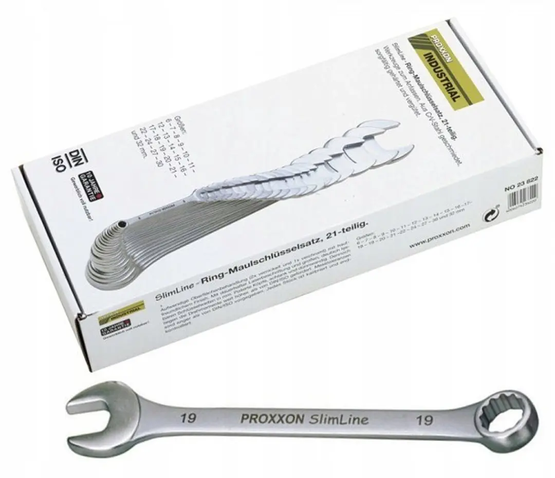 Proxxon Ring- en steeksleutelset 6-32 mm, 21 delig