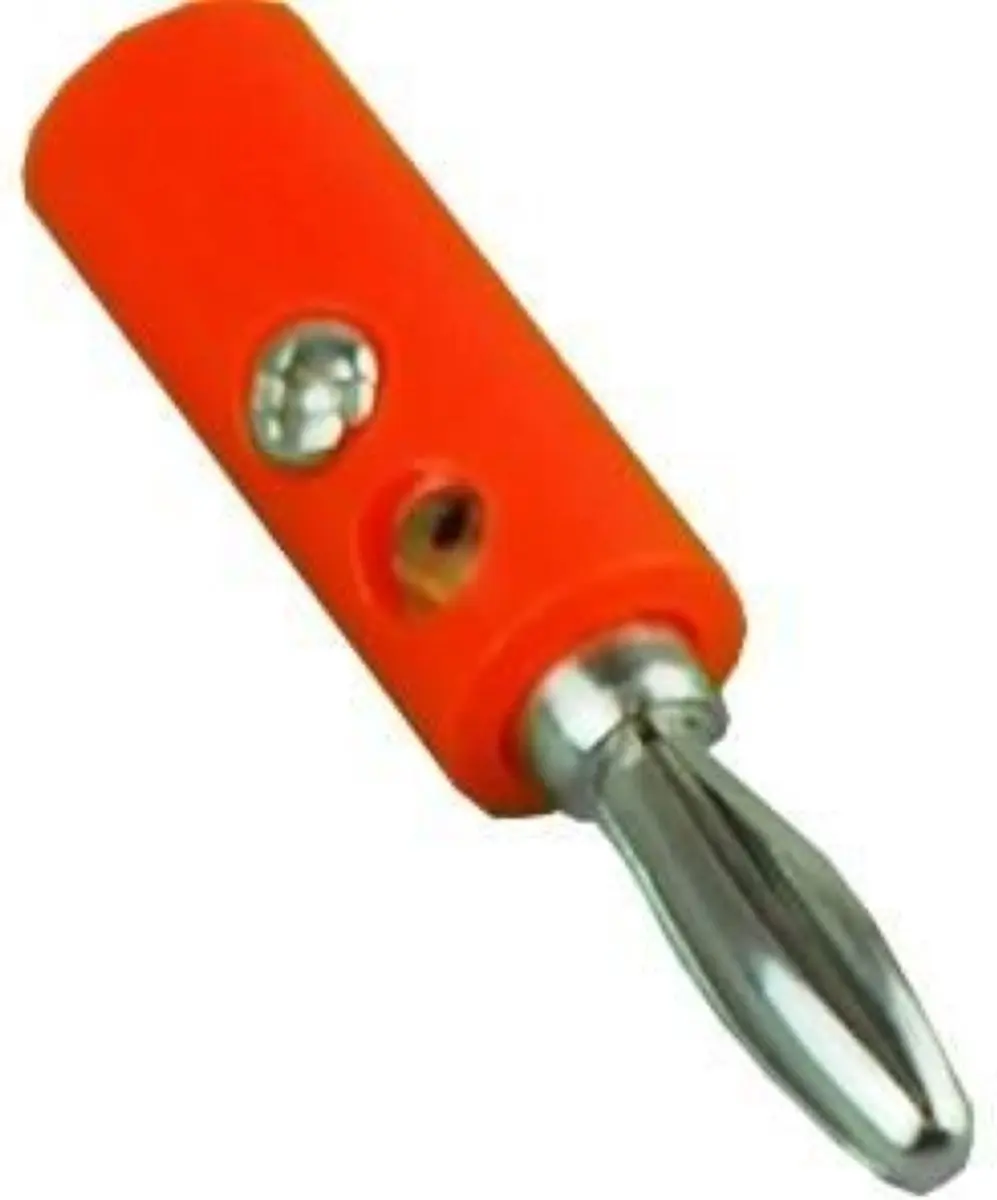 Wentronic Banaanstekker met bladveer
