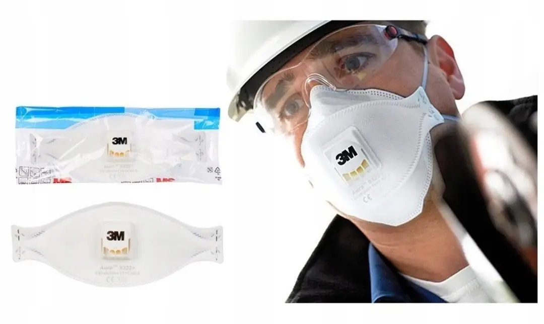 3M Aura 9322+ FFP2 Masker - 1 Stuk