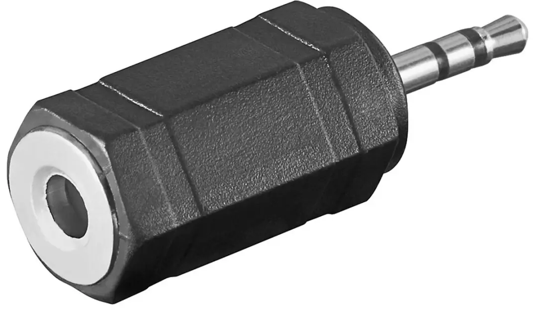 Wentronic Adapter 2.5mm Jack naar 3.5mm
