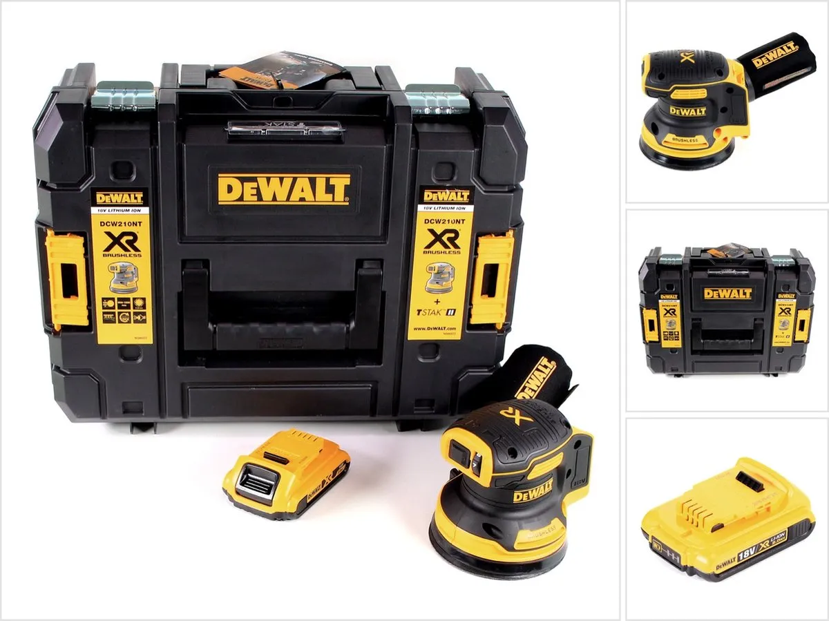 DeWalt DCW 210 NT Excentrische Schuurmachine 18V