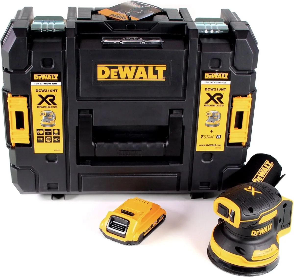 DeWalt DCW 210 NT Excentrische Schuurmachine 18V - 12.000 tpm - 125mm - afbeelding 3 van 5