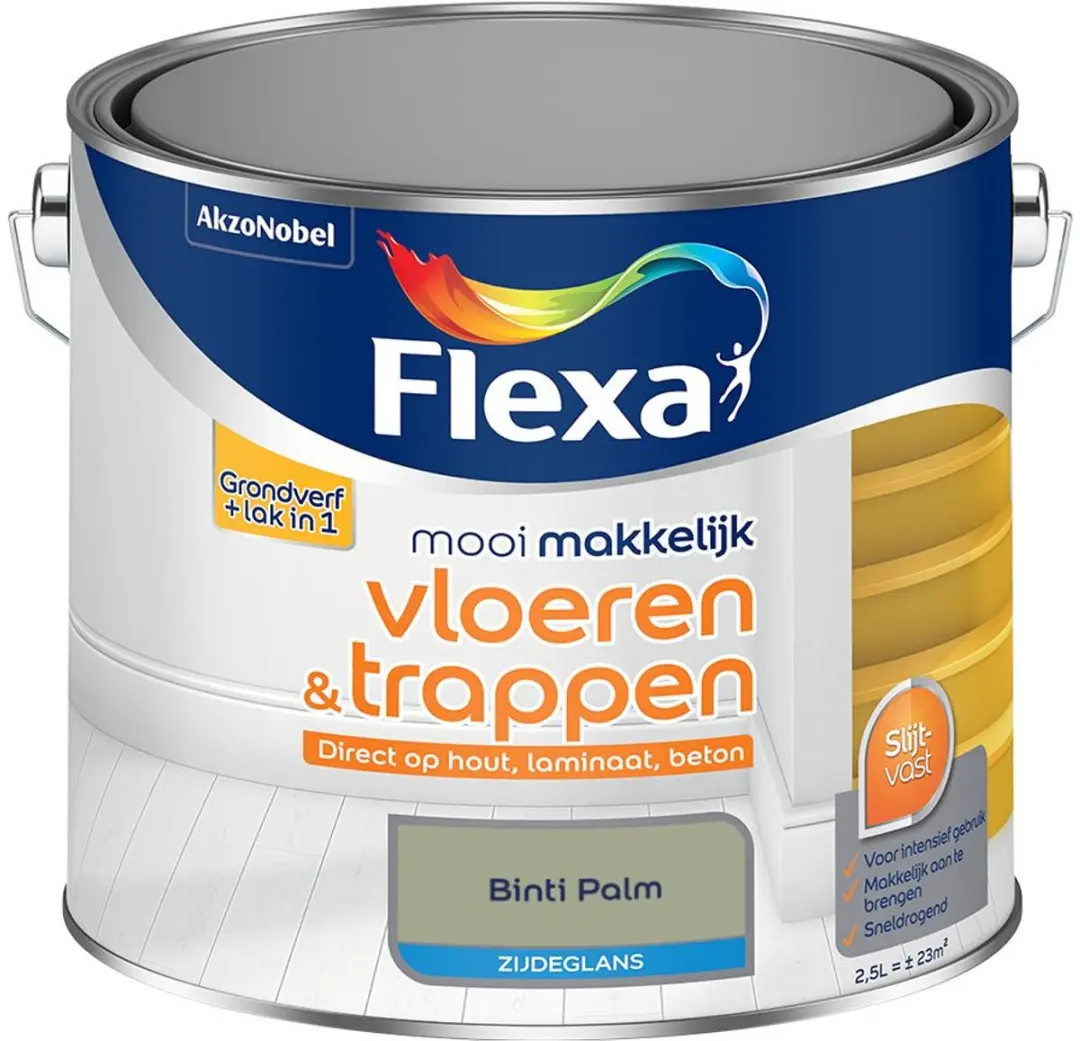 Flexa Binti Palm Mengverf Zijdeglans 2,5L