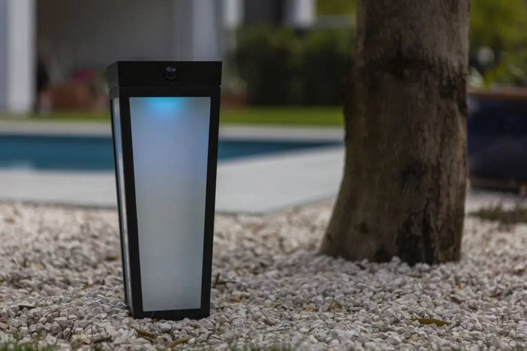 Lutec Dias Slimme Solar Prikspot LED - 8.4W - Mat Zwart