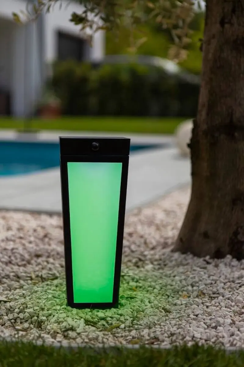 Lutec Dias Slimme Solar Prikspot LED - 8.4W - Mat Zwart - afbeelding 6 van 6