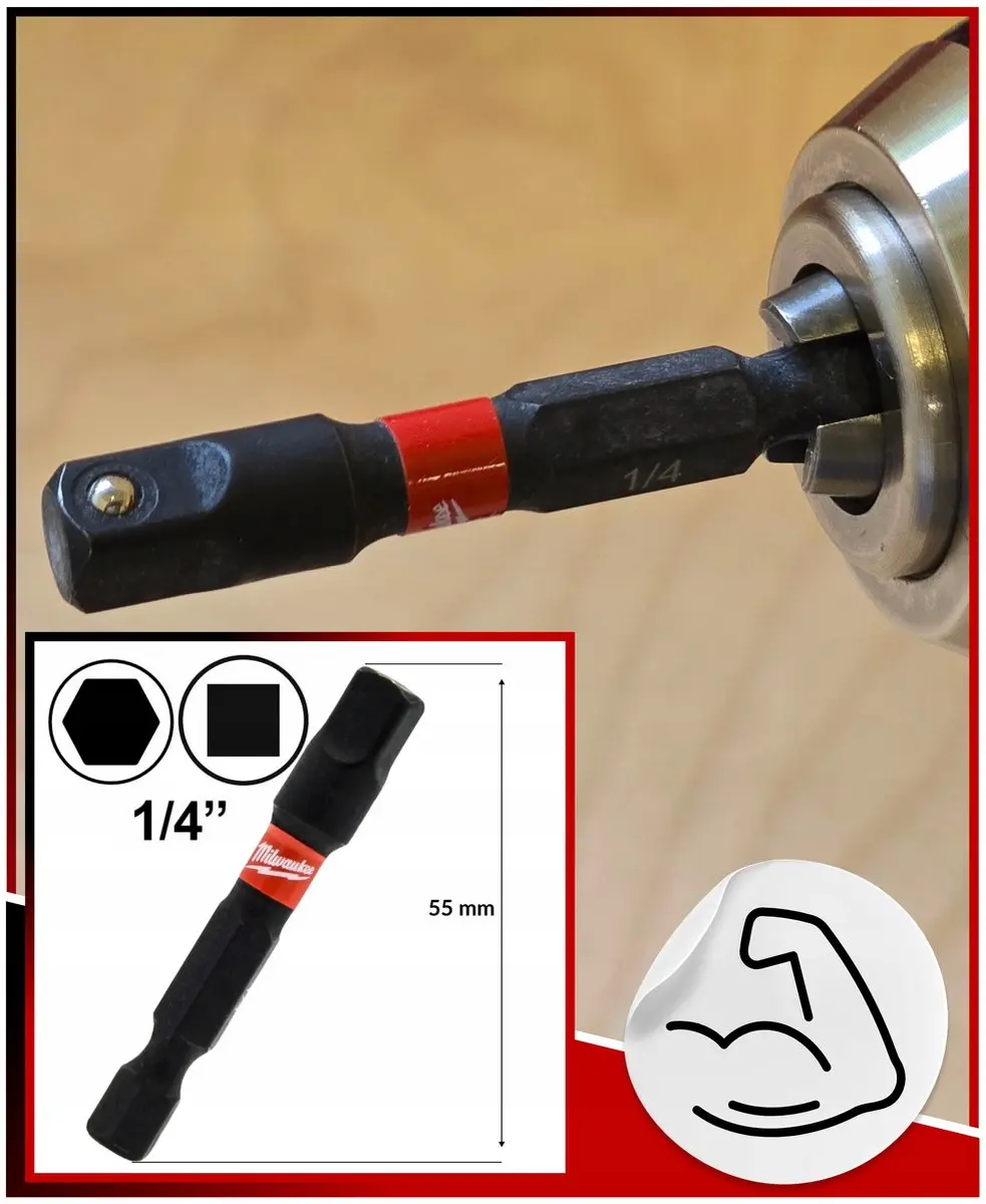 Milwaukee Magnetische Bit Houder & Adapters voor Slagschroevendraaiers