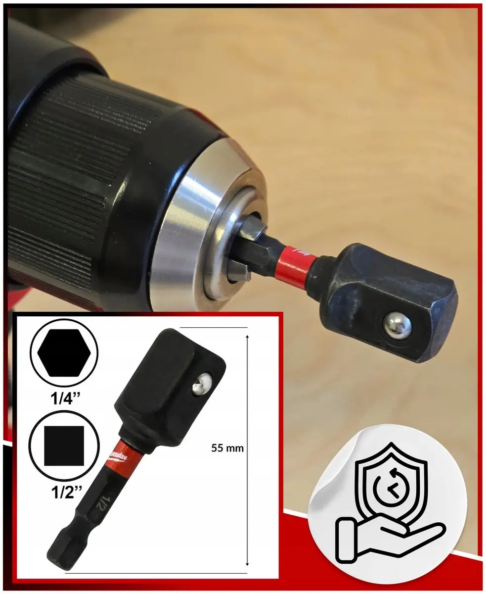 Milwaukee Magnetische Bit Houder & Adapters voor Slagschroevendraaiers