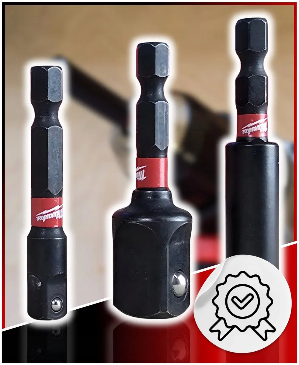 Milwaukee Magnetische Bit Houder & Adapters voor Slagschroevendraaiers