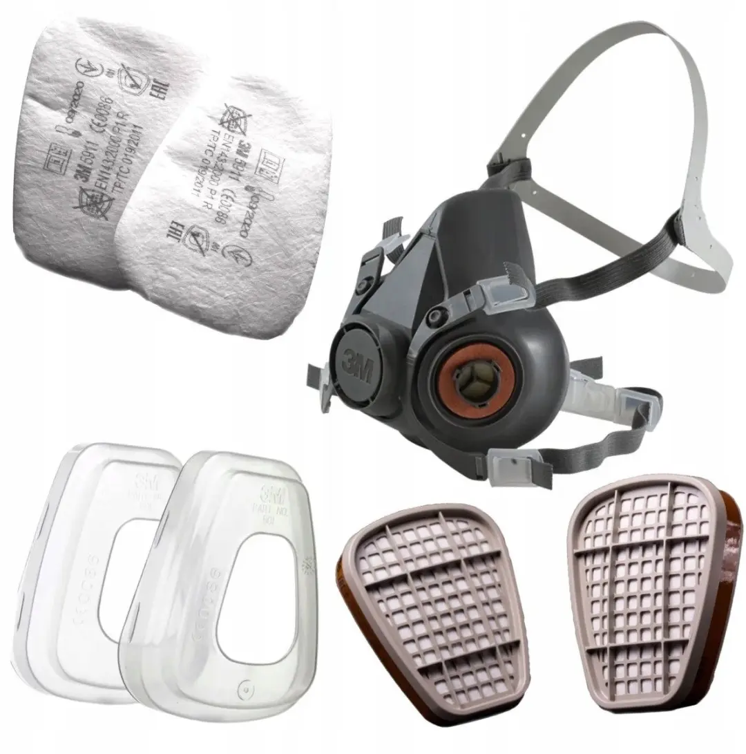 3M 6200 Halfgelaatsmasker met 6051/5911 Filters - 1 Stuk