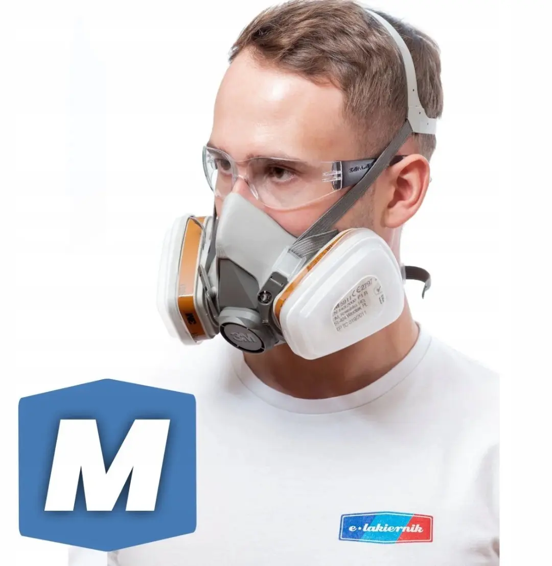 3M 6200 Halfgelaatsmasker met 6051/5911 Filters - 1 Stuk