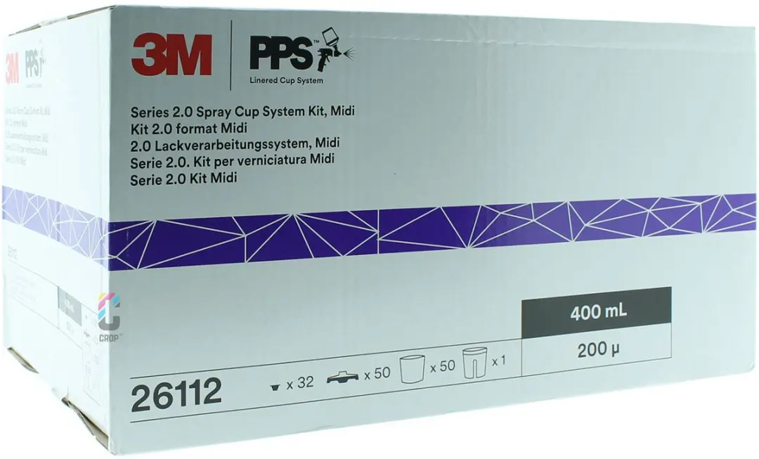 3M PPS 2.0 Kit 26112 - 400ml - 50 Stuks Meerkleurig