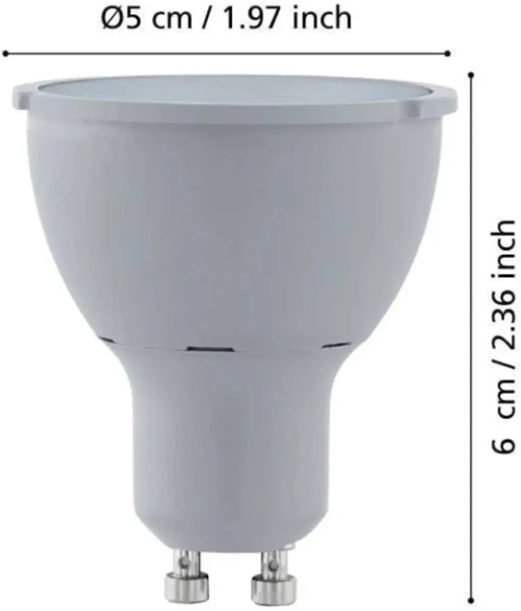 Eglo LED Spot GU10 PAR16 4,8W 400lm Warm Wit