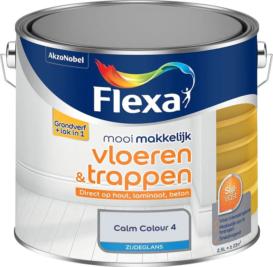 Flexa Mengverf Calm Colour 4 Zijdeglans 2,5L