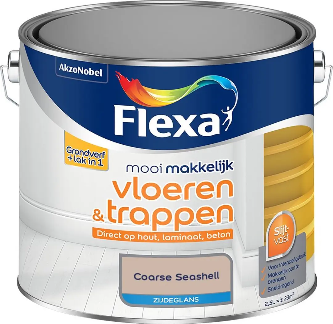 Flexa Mengverf Coarse Seashell 2,5L