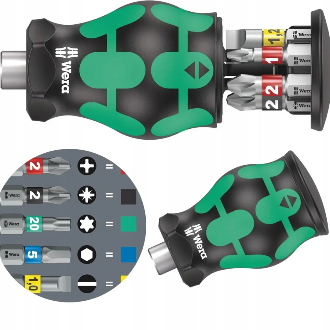 Wera Kraftform Kompakt Stubby 1 Schroevendraaier