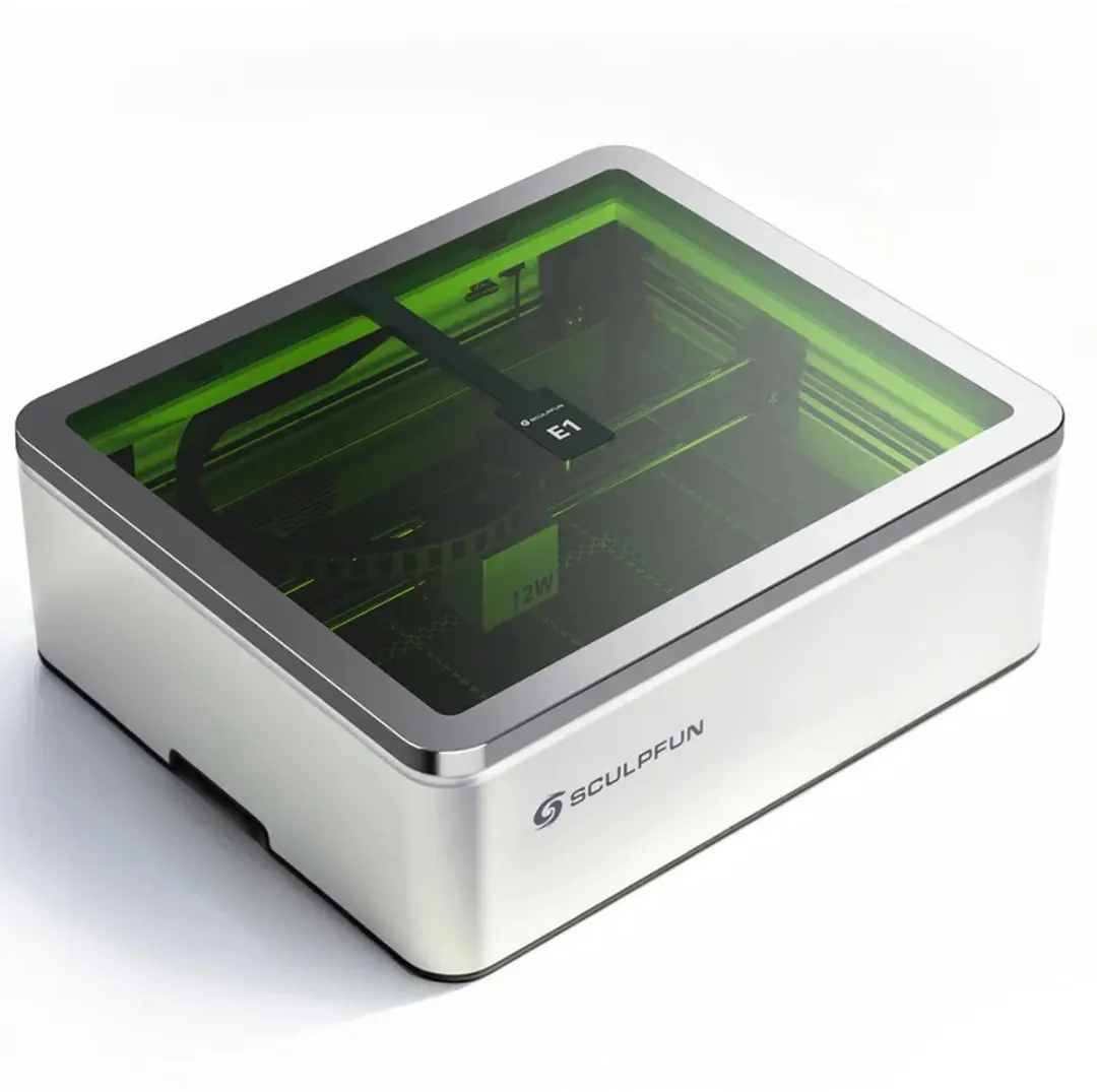 Sculpfun E1 12W Gesloten Lasergraveermachine 400x320mm - Metaal/Hout/Acryl