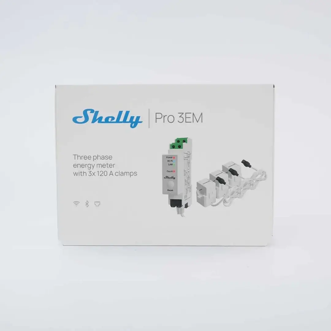 Shelly Pro 3EM 120A V2 Energiemeter