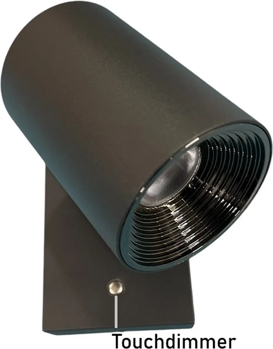 Freelight PicchioZwart LED Wandlamp 5.4W - Touchdimmer
