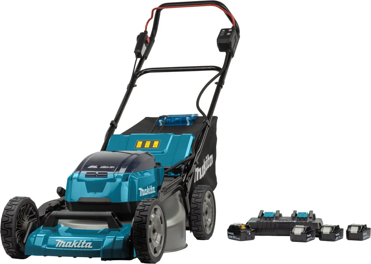 Makita DLM530PT4 Accu Grasmaaier 53cm - 2x 18V 5.0Ah - 70L