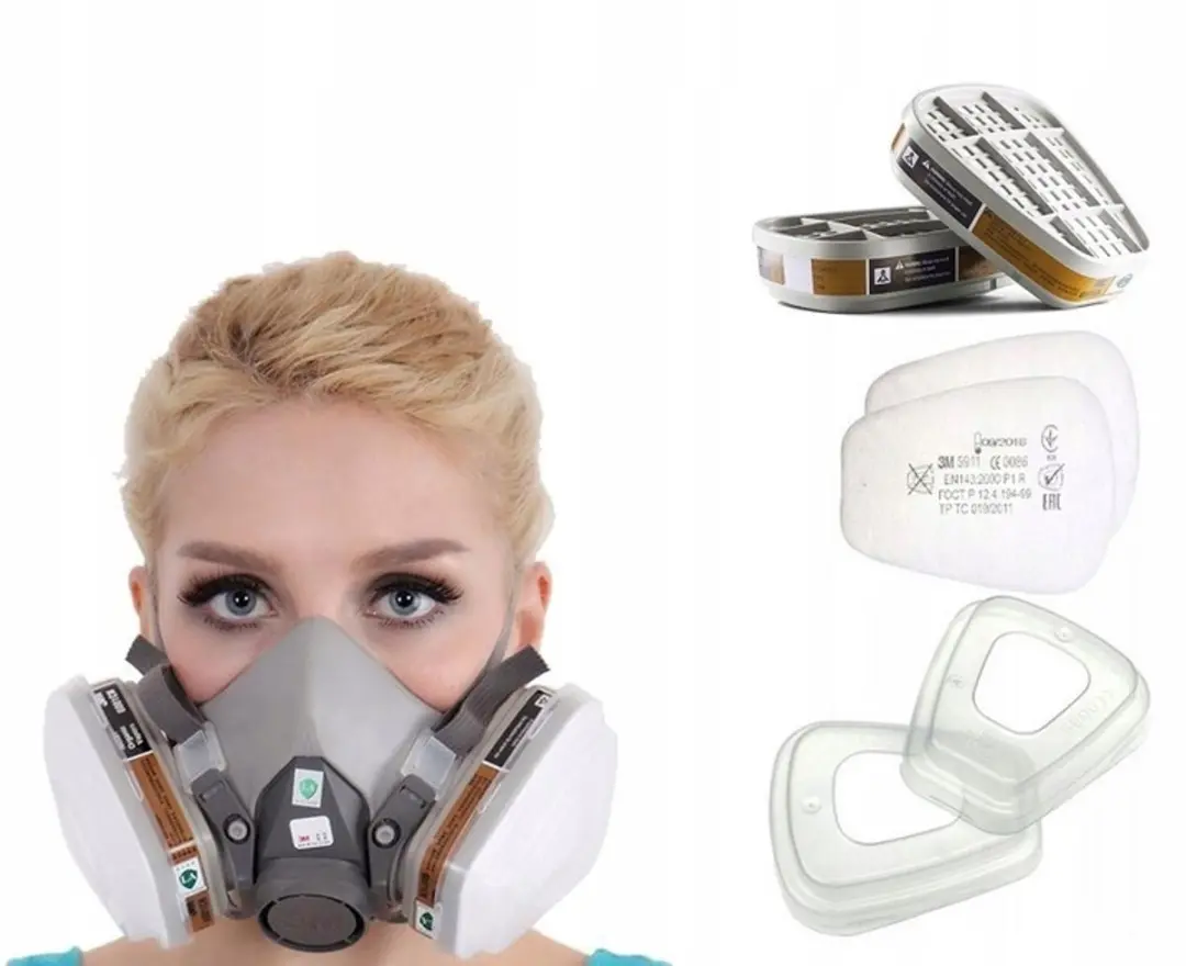 3M 6200 Halfmasker met Filters - Maat M