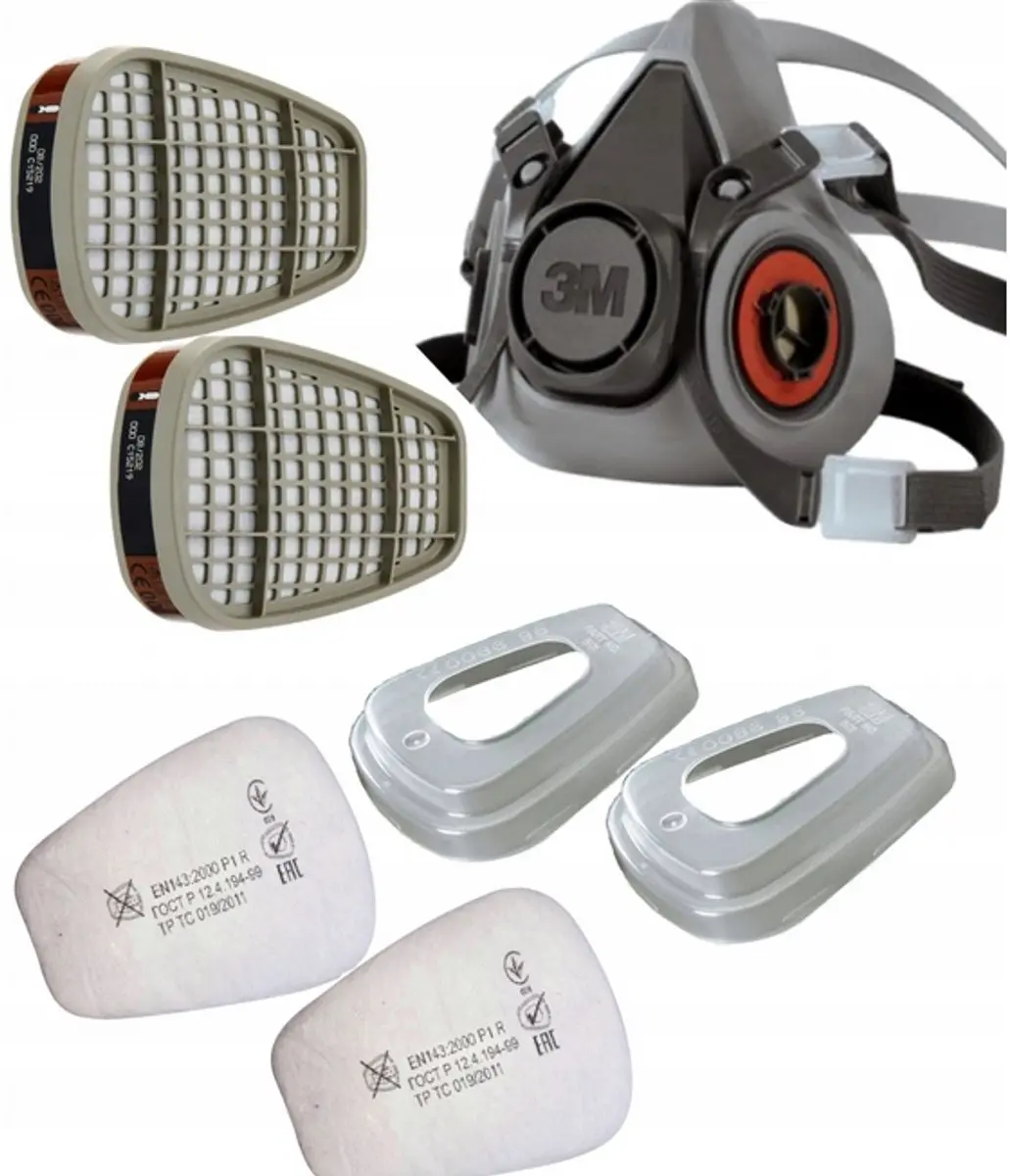 3M 6200 Halfmasker met Filters