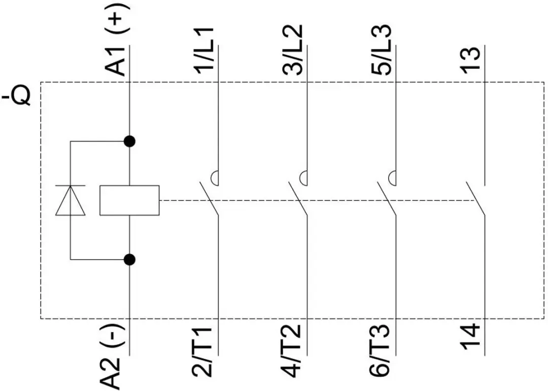 Siemens 3RT2015-2FB41 Vermogensbeveiliging 3x NO