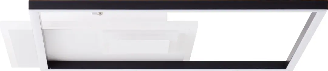 Brilliant Iorgo LED Plafondpaneel 44x44cm - 40W 4300lm 3000K - Zwart/Wit