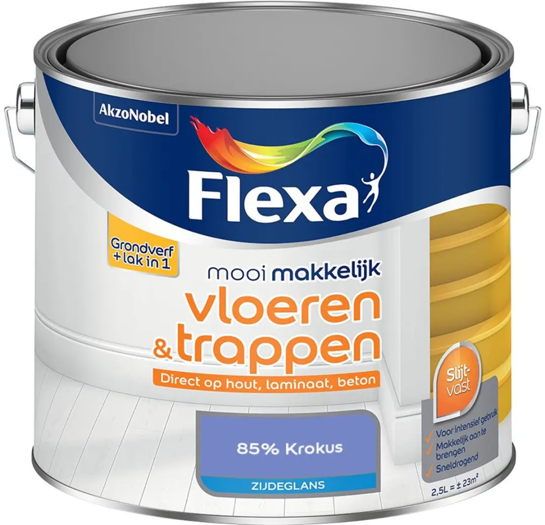 Flexa Mengverf Zijdeglans 85% Krokus