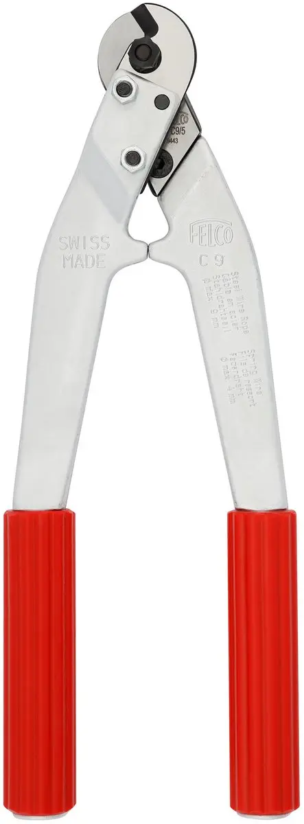 Felco C9 Draad- en Kabelschaar - 490g - Zilver/Rood