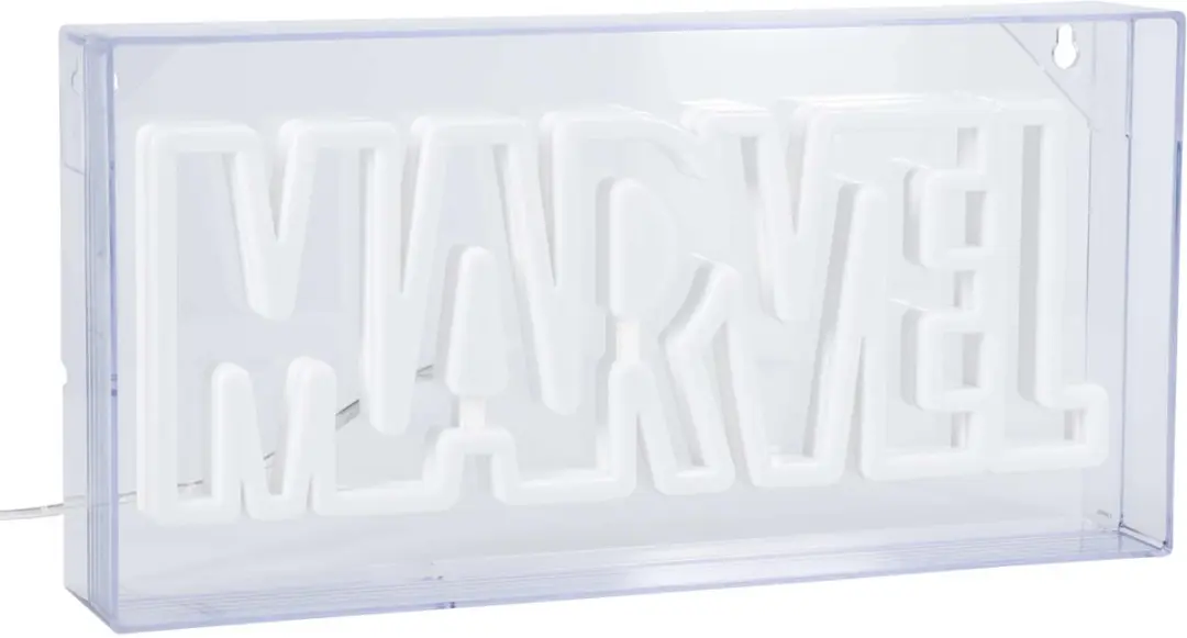Paladone Marvel LED Neon Logo Light Sign Rood