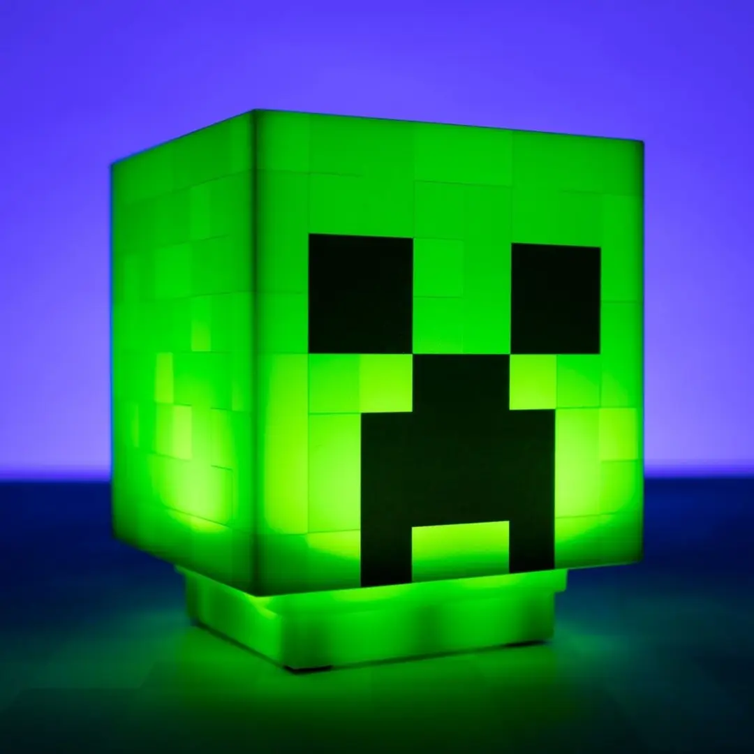 Paladone Minecraft Creeper Bureau-lamp - Groen licht