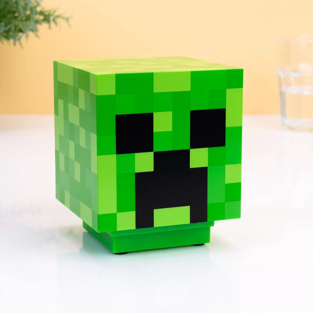 Paladone Minecraft Creeper Bureau-lamp - Groen licht - afbeelding 6 van 6