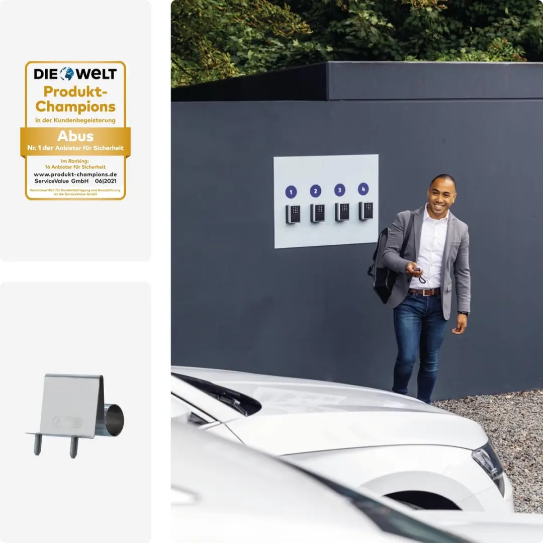 ABUS Autoruitadapter 797/777 Key Garage - Roestvrij staal - afbeelding 6 van 6