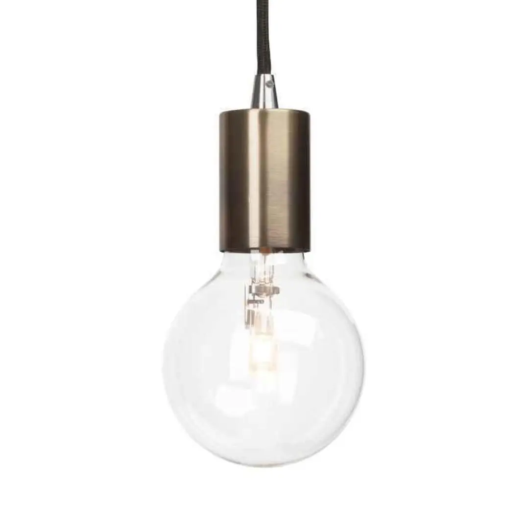 Brilliant LOGO Hanglamp - Grijs - Ø35cm